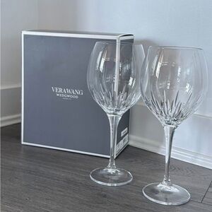 Wedgwood Vera Wang Crystal Goblet Set